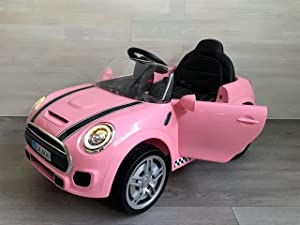 coche electrico mini rosa