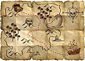 mapa tesoro pirata